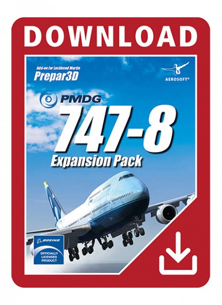 PMDG 747-8 Queen of the Skies II Expansion Pack for P3D | Aerosoft US Shop