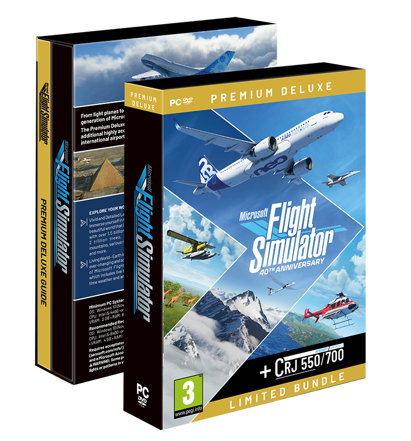 Microsoft Flight Simulator - Premium Deluxe + CRJ 550/700 Limited ...